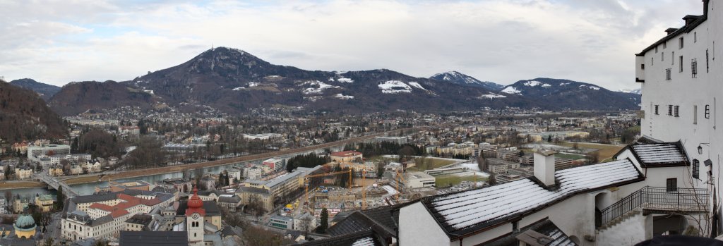 Austria - Salzburg - View east from Festung